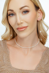 CALIFORNIA GIRL RICE PEARL NECKLACE